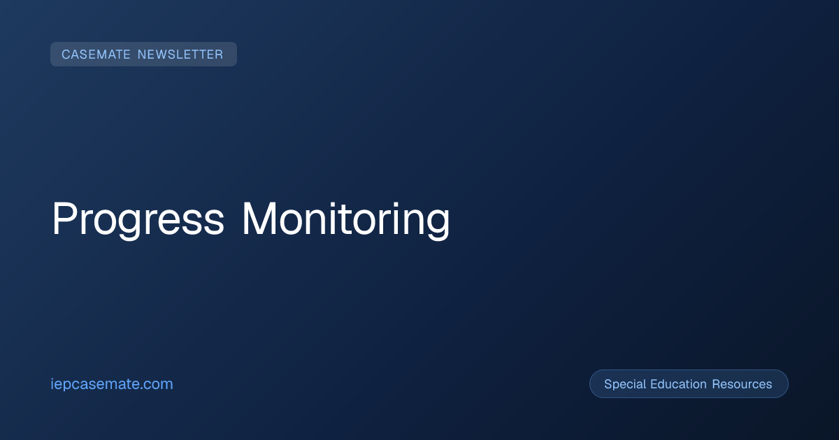 Progress Monitoring
